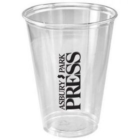 Custom 10 Oz. Clear Medium Plastic Party Cup (Offset Printing)