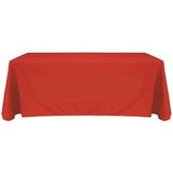 6' Blank Solid Color Polyester Table Throw - Burnt Orange