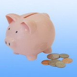Custom Small Plastic Piggy Bank, 4