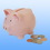 Custom Small Plastic Piggy Bank, 4" W x 3" H x 2.75" D, Price/piece