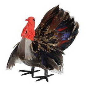 Custom Feather Turkey Centerpiece (9")