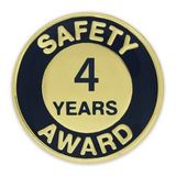 Blank Safety Award Pin - 4 Year, 3/4