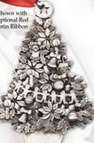 Custom Mini Stock Design Pewter Ornament (Christmas Tree), 1.875