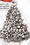Custom Mini Stock Design Pewter Ornament (Christmas Tree), 1.875" Diameter, Price/piece