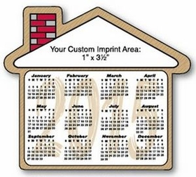 Custom MG19056 - House Shape Magnetic Calendar
