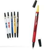 Custom Highlighter Ballpoint Pen Combination