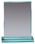 Blank Premium Jade Glass Rectangle Award Mounted on Glass Base (5 3/4"x7 1/4"), Price/piece