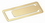 Custom Rectangle Bookmark, 2.5" L x 1 yd W x 0.125" H, Price/piece