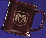 Custom 13.5 Oz. Brown VIP Ceramic Mug