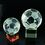 Custom Crystal Soccer Ball Set - Small, 2 3/8" Diameter, Price/piece
