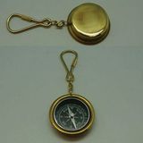 Custom Brass Compass Keychain (SCREEN)