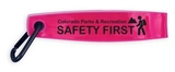 Custom RF1163 - Reflective Safety FOB with Carabiner