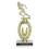 Custom Sports Trophy w/White Plastic Base & Figure Riser (10 1/2"), Price/piece