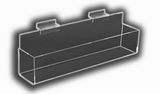 Custom Flat-Bottom J-Shelves W/End Caps (2 1/2