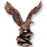 Blank Bronze Metal Coated Resin Eagle Trophy W/1/4