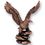 Blank Bronze Metal Coated Resin Eagle Trophy W/1/4" Rod (8 1/2")(Without Base), Price/piece