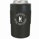 Custom Can Holder Double Wall Vacuum Sealed Stainless Black