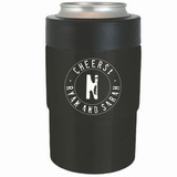 Custom Can Holder Double Wall Vacuum Sealed Stainless Black