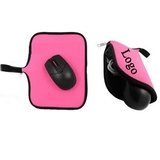 Custom Foldable Travel Mouse Pad Pouch, 7.8