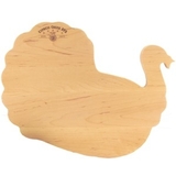 Custom Turkey Shaped Wood Cutting Board