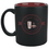 Custom 11 Oz. Hilo C-Handle Mug (Matte Black/Coral), Price/piece