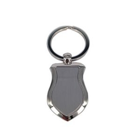 Custom Heart Shape Metal Keychain Holder, 3 1/4" L x 1 1/8" W