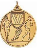 Custom 400 Series Stock Medal (Male Runners) Gold, Silver, Bronze