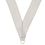 Blank Metallic Silver Neck Ribbon, 33" L X 7/8" W, Price/piece