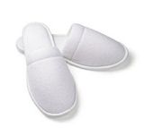 Blank Women's Closed Toe Terry Slippers