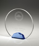 Custom Crystal Jeweled Halo Award, 5 1/2