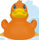 Custom Rubber Orange Duck