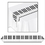 Custom Printed Piano Keyboard Table Runner, 11" W x 6' L, Price/piece