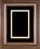 Blank Walnut Plaque w/ Gold Inlay/ Black Velour/ Black Plate (12 1/2"x15 1/2"), Price/piece