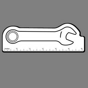 Custom 6" Ruler W/ Crescent Wrench