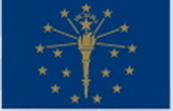 Custom Nylon Indiana State Indoor/ Outdoor Flag (5'x8')