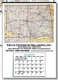 Custom Oklahoma State Map Calendar - Small Full Apron, 19