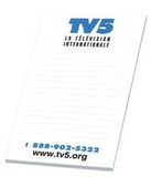 Custom 50 Sheet Non Sticky Note Pad - 1 Color (5 3/4