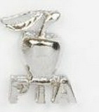 Custom Silver PTA/ Apple Stock Cast Pin