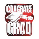 Custom Foil Congrats Grad Cutouts, 13