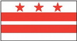Custom Nylon District of Columbia Indoor/ Outdoor Flag (3'x5')
