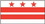 Custom Nylon District of Columbia Indoor/ Outdoor Flag (3'x5'), Price/piece