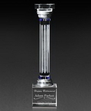 Custom Crystal Column Award (3