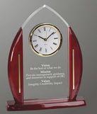 Custom Arch Cathedral Acrylic Plaque with Clock (11