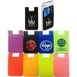 Custom Silicone Pocket Wallet For Cell Phone, 3.43