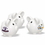 White Ceramic Piggy Bank (Big/Round)Personalised Piggy Banks, Custom Logo Piggy Banks for Kid, 5.75" H x 5.25" Diameter x 5" Diameter, Price/piece