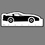 Custom Car (Corvette, Solid) 6 Inch Ruler, Price/piece