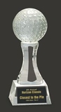 Custom Golf Podium-CB Crystal Golf Ball Award M, 6