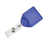 Custom Badge Reel W/ Swivel Belt - Metallic Gray
