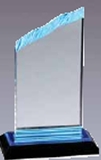 Blank Impress Reflection Series Award w/ Blue Tinting (3 1/2