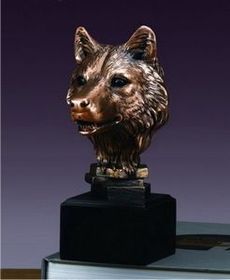 Custom 8" Wolf Resin Award